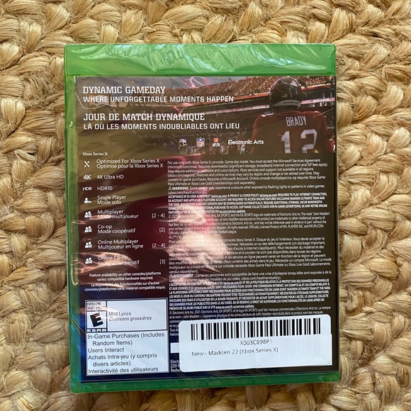NEW NFL Madden 22 Microsoft Xbox Series X 4K Ultra HD HDR - Picture 5 of 7